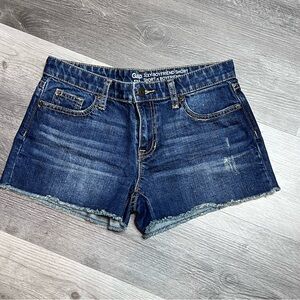 Gap Sexy Boyfriend Denim Jean Shorts Mid Rise Size 25